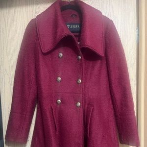 Guess Woman’s Wool and Polyester Coat. Size M